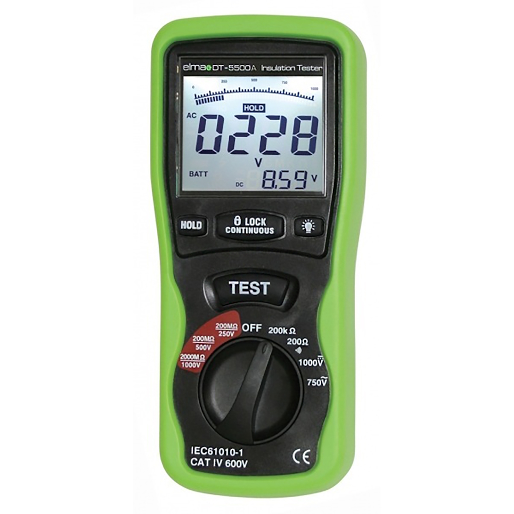 Insulation Tester 1000V With Multimeter AC 750V, DC 1000V | Wattmaster