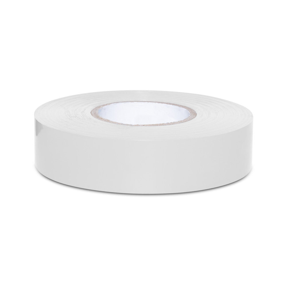 Tape Electrical PVC Width 18mm x Length 20m 0.18mm-Thick White | Wattmaster